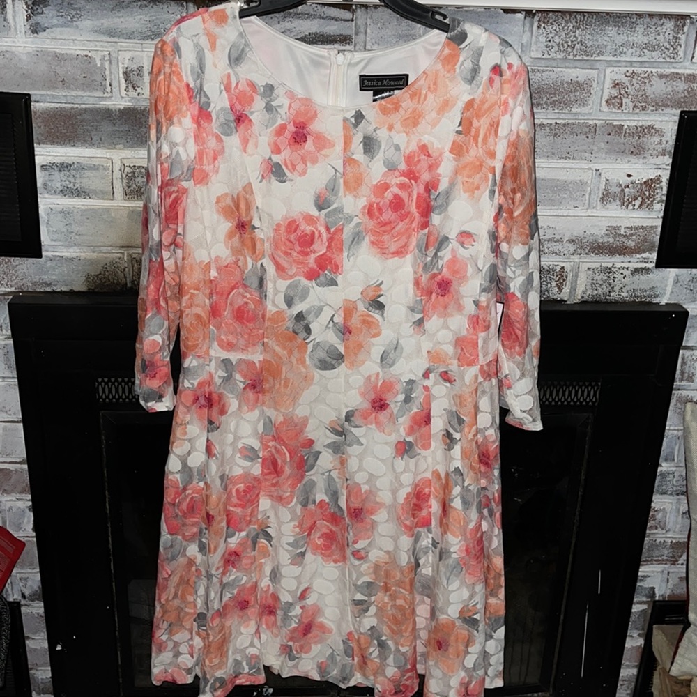 Jessica Howard lace fit flare dress